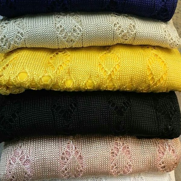 vestido tricot longo cores
