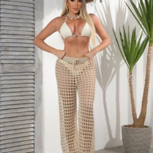 Saída de Praia Calça Tricot