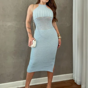 Vestido Tricot Furo Modal