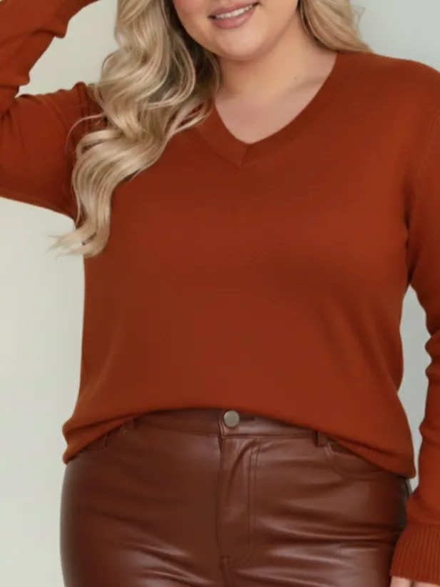 Blusa Tricot Elastano Plus Size Atacado